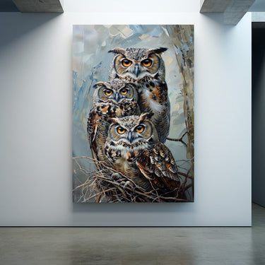 Owl Painting Canvas